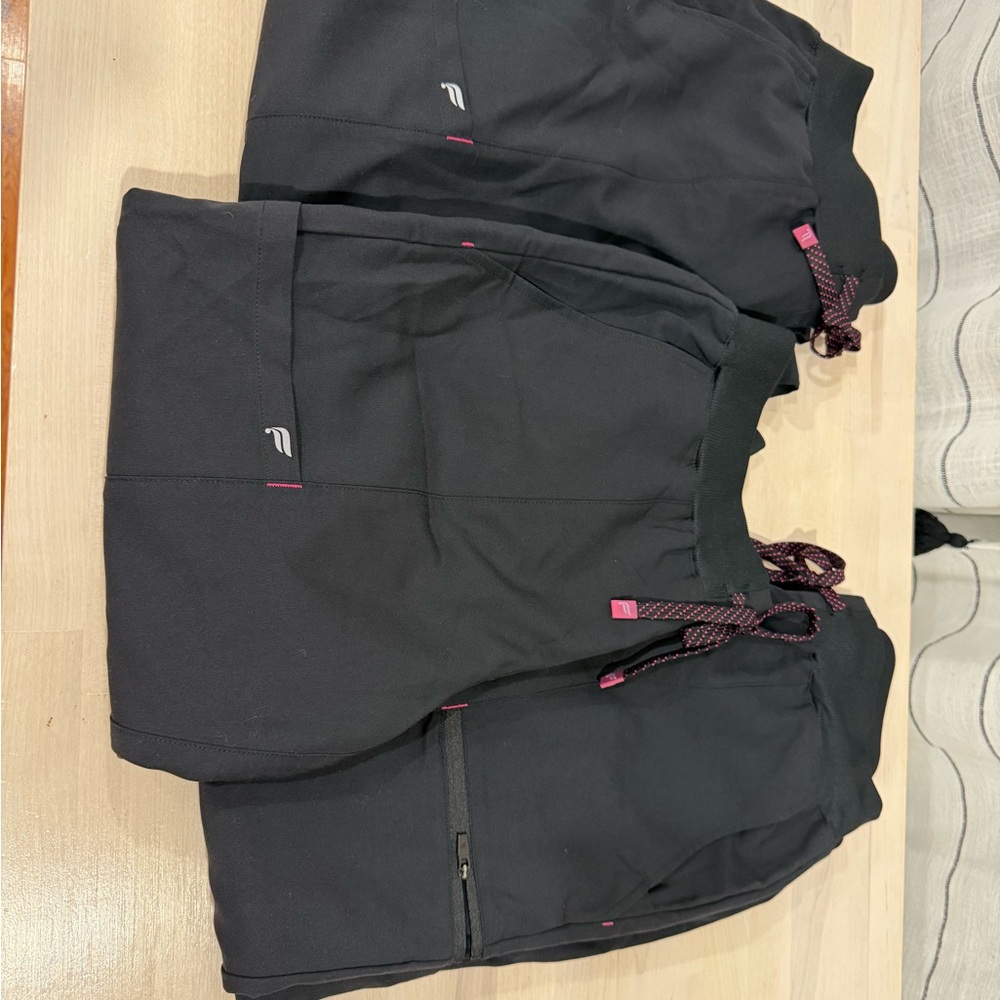 Fabletics Black Jogger Scrubs (3)